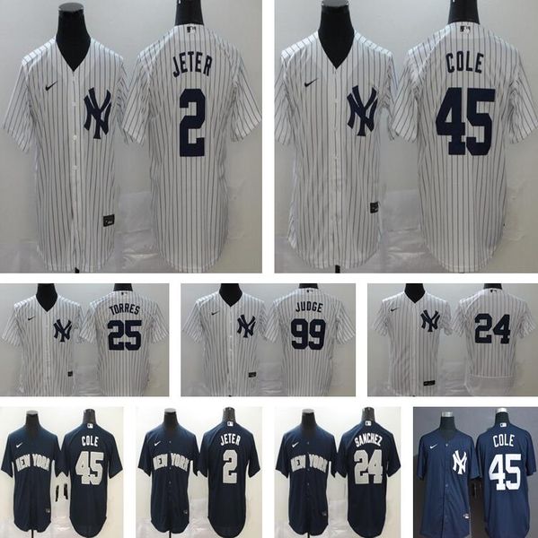 

2020 новый 99 Аарон судья янки Джерси Дерек Джетер 45 Геррит Коул 24 Гэри майки 3 Бейб Рут 7 Микки Мантл Бейсбол Майки