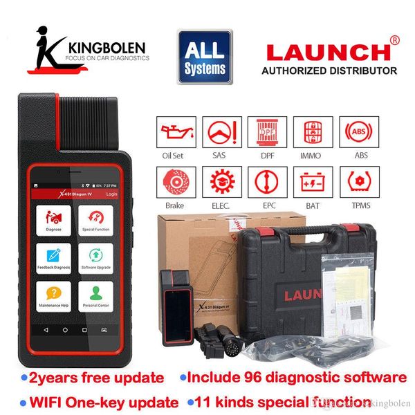 

Launch x431 diagun iv auto full y tem diagno tic tool upport bluetooth wifi with 2 year update no ip limited better than diagun iii