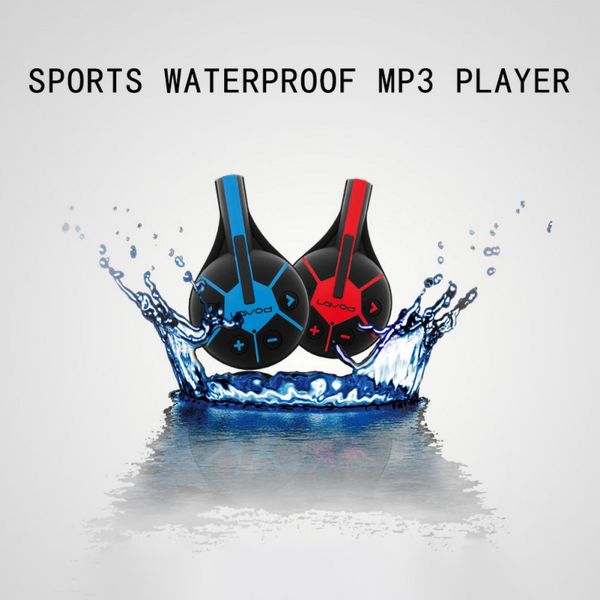 

waterproof mp3 360 degree rotation back clip rechargeable 8gb swimming diving outdoor waterproof sports music player