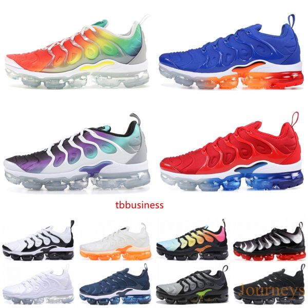 

2019 usa tn plus running shoes men women grape tropical sunset ultra white black designer shoes tn trainer sport sneakers 36-45
