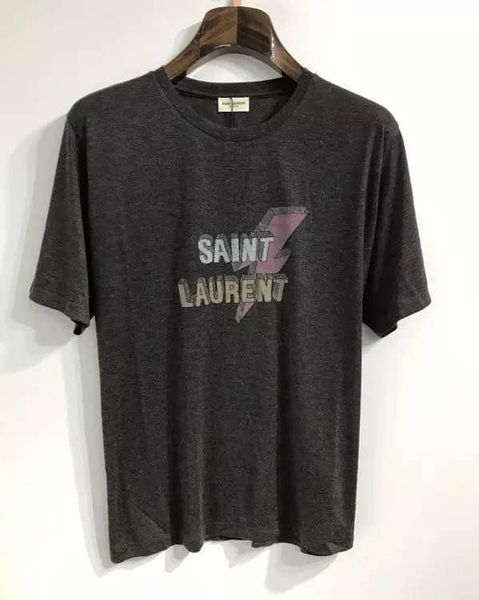 

plus size ash grey cotton women and men t shirts letter print designer t shirts style and tees, White