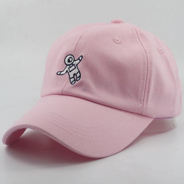 

fashion astronaut embroidery baseball cap cotton adjustable snapback hat women men hip hop hats outdoor travel sports cap, Blue;gray