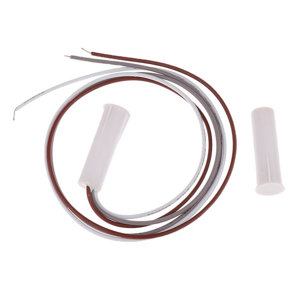 

1piece white wired door window contact reed switch magnetic switch nc / no