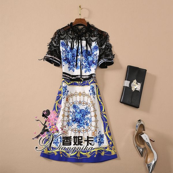 

ww5775 new fashion women 2020 summer dress european design party style dress, Black;gray
