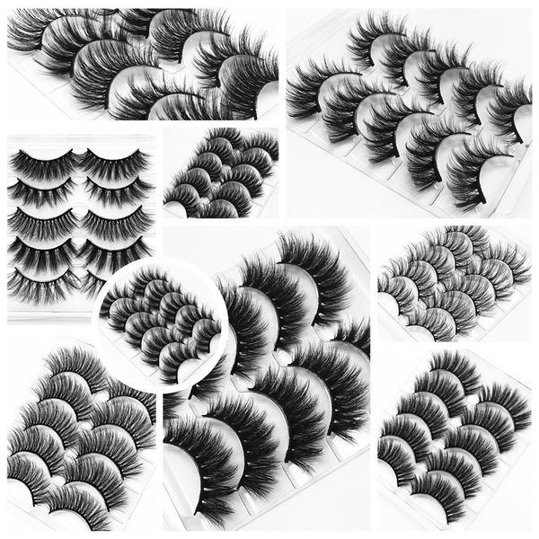 

iflovedekd 5p airs curly mink lashes 3d mink false eyelashes