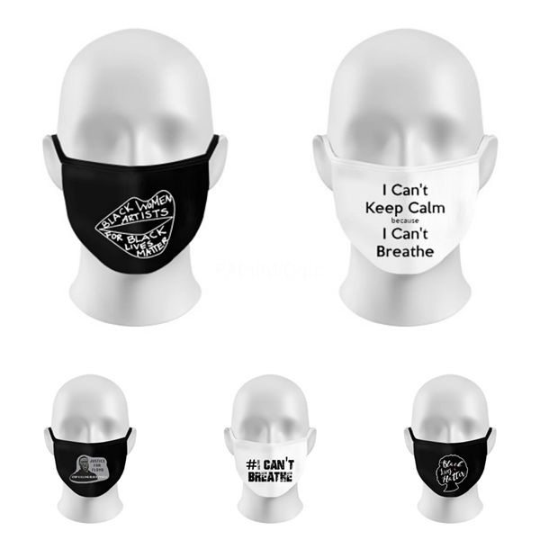 

face mask designer letter face masks ice silk cool masks can be washed thin section hanging ear masks sunscreen dustproof #121