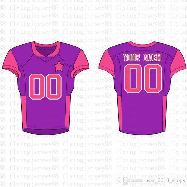 

Top Mens Embroidery Logos Jersey Free Shipping Cheap wholesale Any name any number Custom Football Jerseysee
