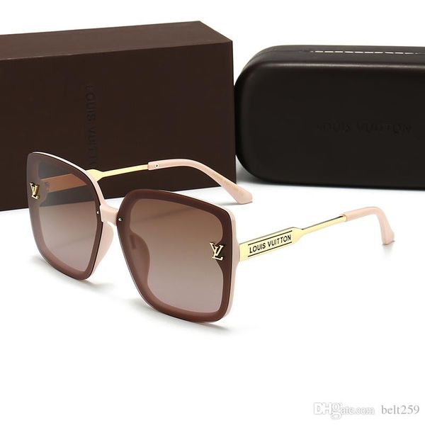 

2020women designer sunglasses boxfor men women with metal frames retro luxury sunglasses tombs mirror brand glasses high-quality sun glasses, White;black