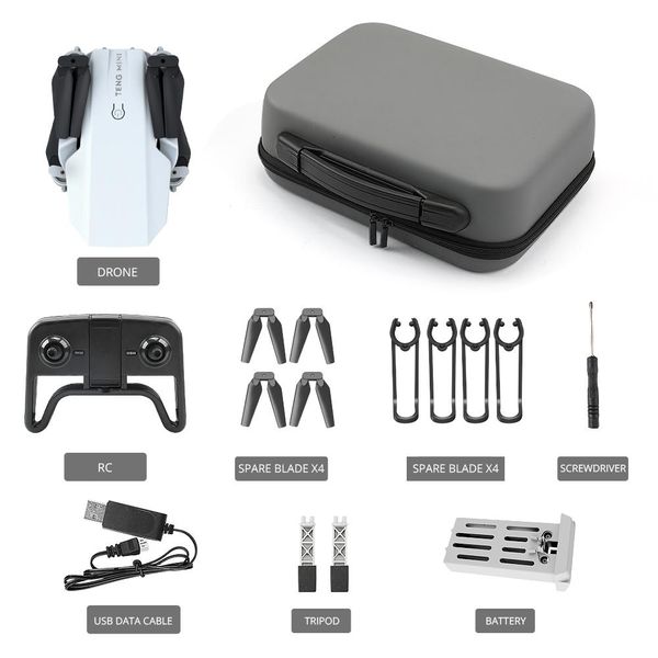 

2020 mini drone camera 4k wifi fpv aerial video rc quadcopter высота удержания складной 4k drone с hd камерой quadrocopter vs e68