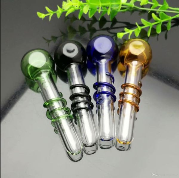 Цветные проволочные стеклянные трубы оптом BONGS BOLLER PURENER Трубы водопроводных труб Бурта для курения