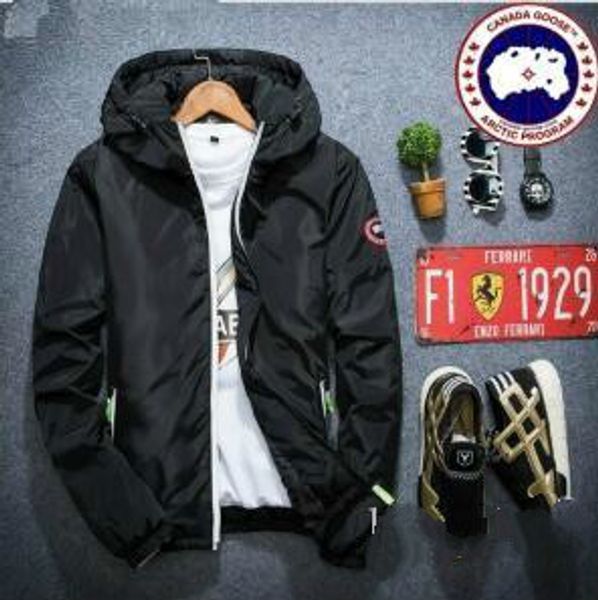 

2020 luxury mens jacket coat autumn windrunner jackets brand designer sports windbreaker thin casual jacket men clothing, Black;brown