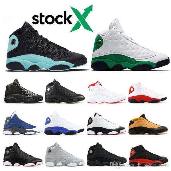 

stock x 13 13s cap and gown mens basketball shoes altitude black cat bred chicago love & respect wolf grey men sports sneakers