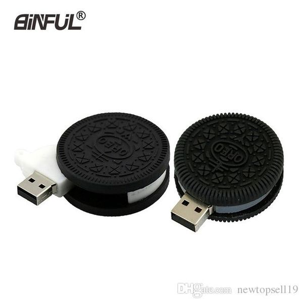 

factory price food cookie pen drive 64gb 8gb 16gb 32gb 4gb pendrive oreo biscuit usb flash drive 2.0 100 % realy memory stick u disk usb2.0