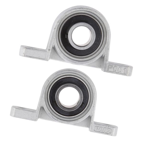

12mm + 15mm bore ball bearing pillow block mounted support kit