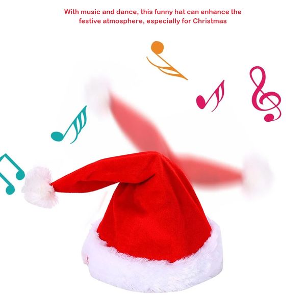 

novelty creative dance music christmas hat kids gift