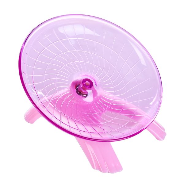 

pet hamster flying saucer exercise wheel hamster mouse running disc toy cage accessories