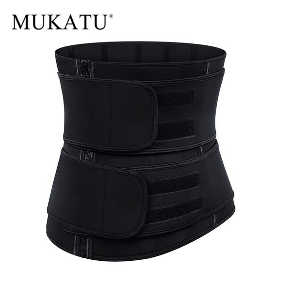 

underbust waist trainer latex body shaper belly slimming belt high compression zipper plus size shaper cincher corset fajas, Black;white