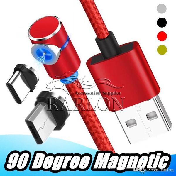 

3 в 1 магнитный всасывающий кабель зарядного устройства led нейлон сильнее металлический магнит шнур android micro usb type c кабель для sam