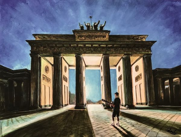 

отто waalkes однажды утром в берлине home decor расписанную hd печать картина маслом на холсте wall art canvas картинки 200221