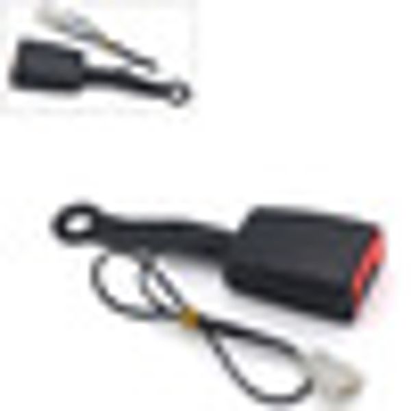 

camlock car front seat belt buckle socket plug connector with warning cable kit