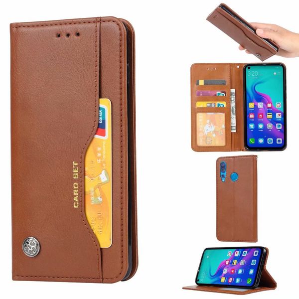 

luxury wallet with card slot flip pu leather case for huawei nova 3 3i 4 stand phone cases
