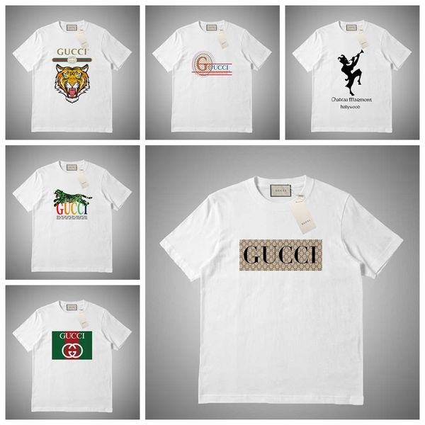 

GUCCI Новые мужские женские дизайнерские брендовые футболки с воротником с коротким рукавом футболки женские марки вышивка печать высокого качества 100% хлопок # 654518