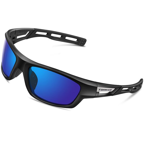 

torege polarized sports sunglasses for men women cycling running driving fishing golf baseball glasses tr90 bike riding goggles