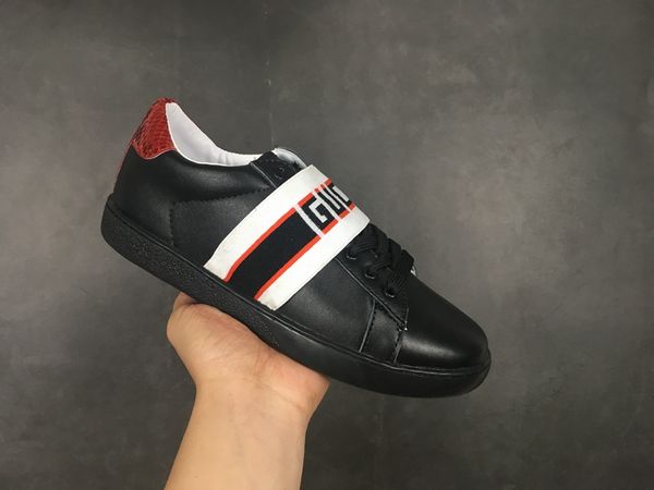 

little bee glitter designer shoes web sneaker with studs stripe famous ace embroidered for women silver shoes size 36-45