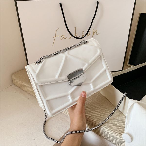 

women pu leather classic lock design shoulder bag fashion casual handbag ladies korean messenger bags 2020