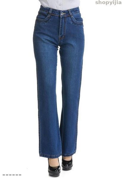 

женские брюки плюс размер эластичные плюс размер женские брюки с высокой талией, Blue