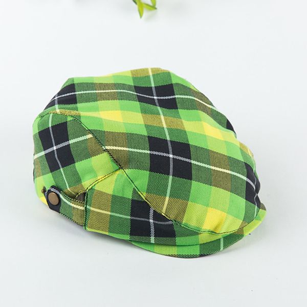 

дети 100% хлопок берет cap kid восьмиклинка детские шапки 54см 6-12y, Blue;gray