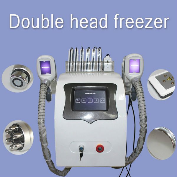 

cryolipolysis slimming machine with 2 different size handles fast weight loss cellulite removal device cool shaping slimming machine