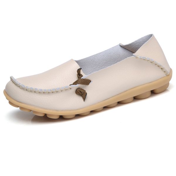 

women ballet shoes flats cut out leather breathbale moccains women boat shoes ballerina ladies, Black