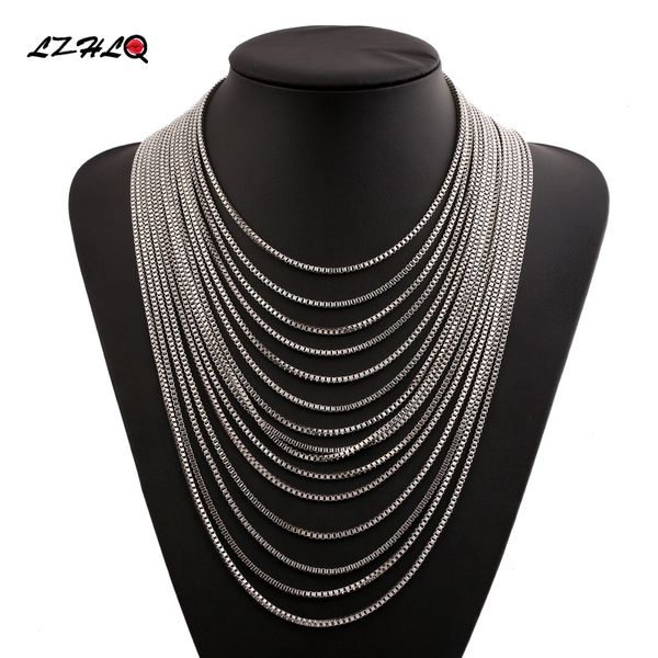 

fashion maxi statement necklace collares choker collier necklace multilayer chain fine jewelry women, Silver