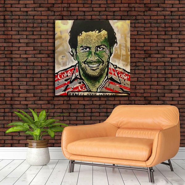 

alec monopoly pablo escobar home decor handcrafts /hd print oil painting on canvas wall art canvas pictures 200525