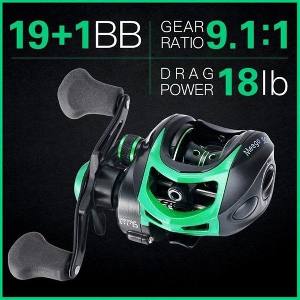 

fishing wheel casting reel spool gear metal rocker 9. 19+1 fishing reel