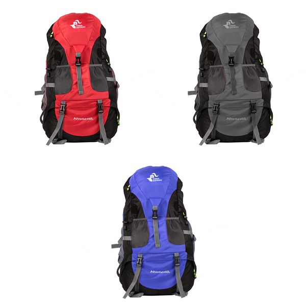 

50l outdoor backpack climbing mountain camping riding travel waterproof bag men