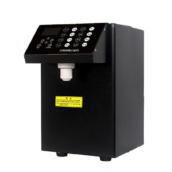 BEIJAMEI Toptan Otomatik Dijital Fruktoz Dağıtma Makinası 16 Tuşlar Fruktoz Şurubu Dağıtıcı Kantitatif Makine Bubble Tea Ekipmanları