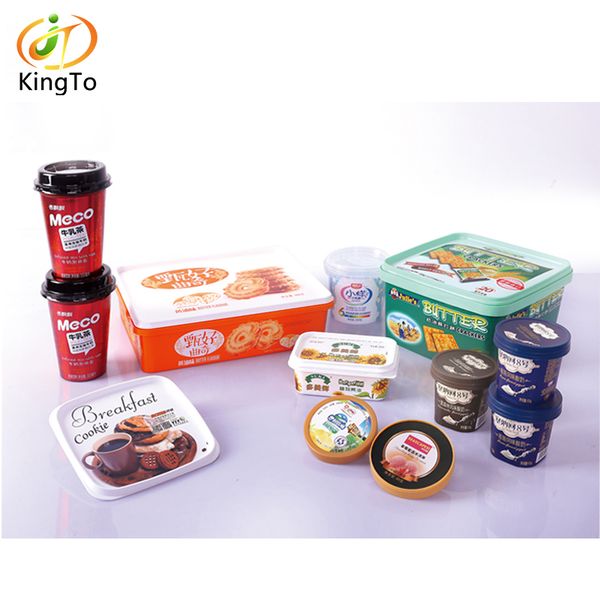 

manufacture printed in mold label for paint bucket/food packaging
