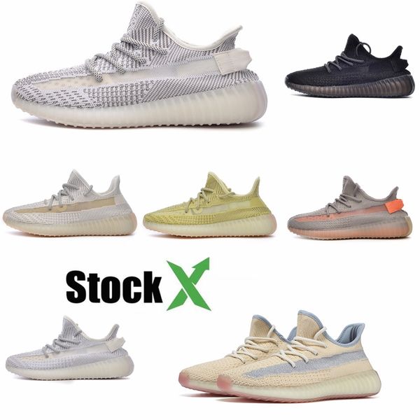 

2020 new kanye west yecheil yeezreel v2 men running shoes static reflective true form clay women sports sneakers man shoe size 35 - 45 #dss8