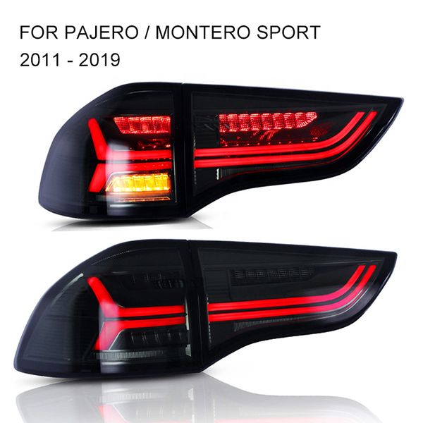 

led tail lamp for mitsubishi pajero / montero sport 2011-2019 left right led tail light reverse light sequential turning signal