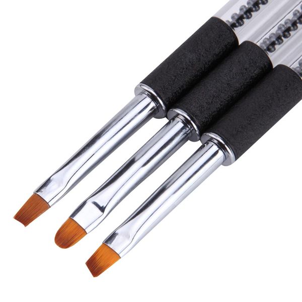 

monja manicure brush black and white with pattern pearl french pen guang liao bi hua ban bi gel brush fluoresent marker