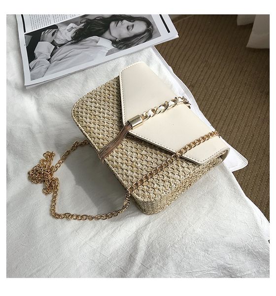 

fashion woven handbags 2019 new chain bag korean version of the shoulder bag wild tide messenger bag