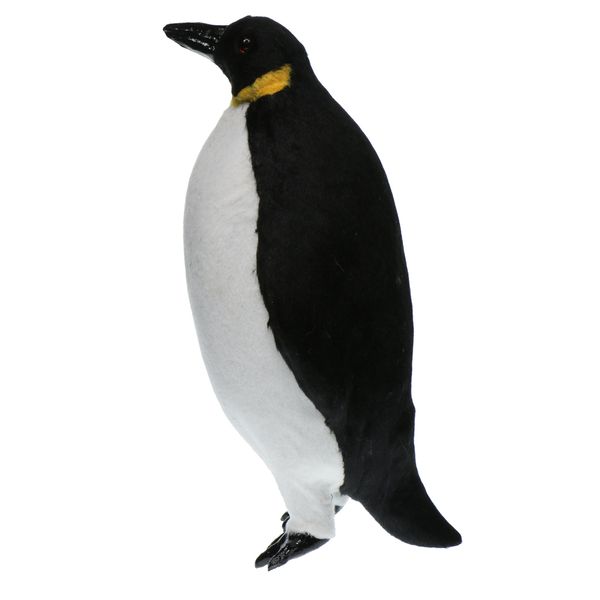 

artificial simulation ornaments feathered fake black and white penguin decor