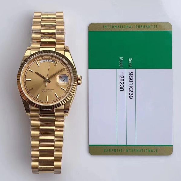 

5 style dial luxury watch ew factory 36mm 128238 new v2 strap cal. 3255 movement automatic eta diving swimming mens watches, Slivery;brown