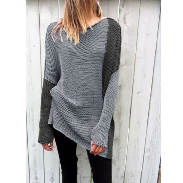 

pull femme 2019 autumn casual long sweater women batwing long sleeve pullover baggy jumper solid knitted knitwear plus size, White;black