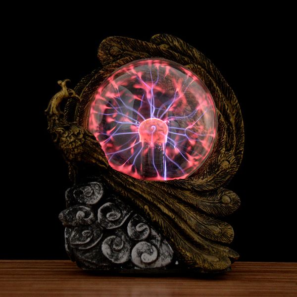 

павлин светящаяся молния статический хрустальный магический шар ремесленный творческий дом декоративные любовь день святого валентина подаро