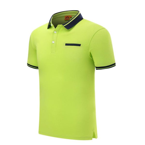 

sd 20013 cf new trend half sleeve men and women polo shirt summer lapel youth fruit green short sleeve polo, Black