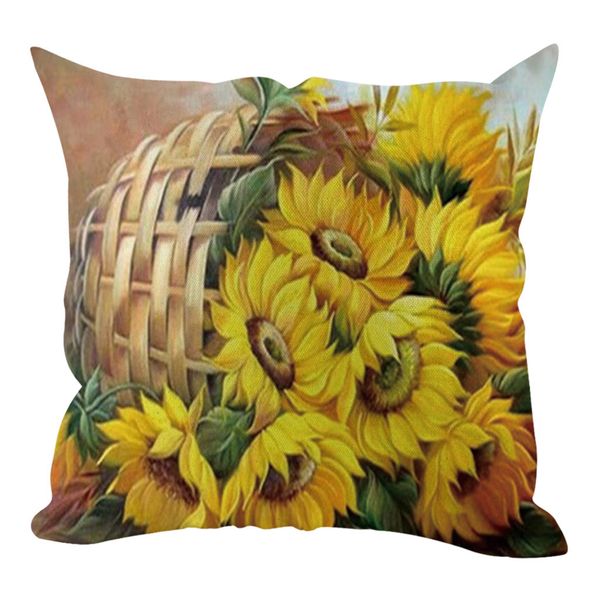 

hsu decorative cushions for sofa 2019 sunflower short plush pillow sofa cushion set home decoration cushions coussin decoratif