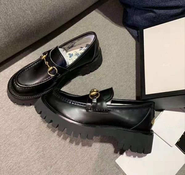 

2020 new designer women horsebit casual shoes loafers luxurious brand women low cut slip-on genuine leather sneakers size 35-40, Black
